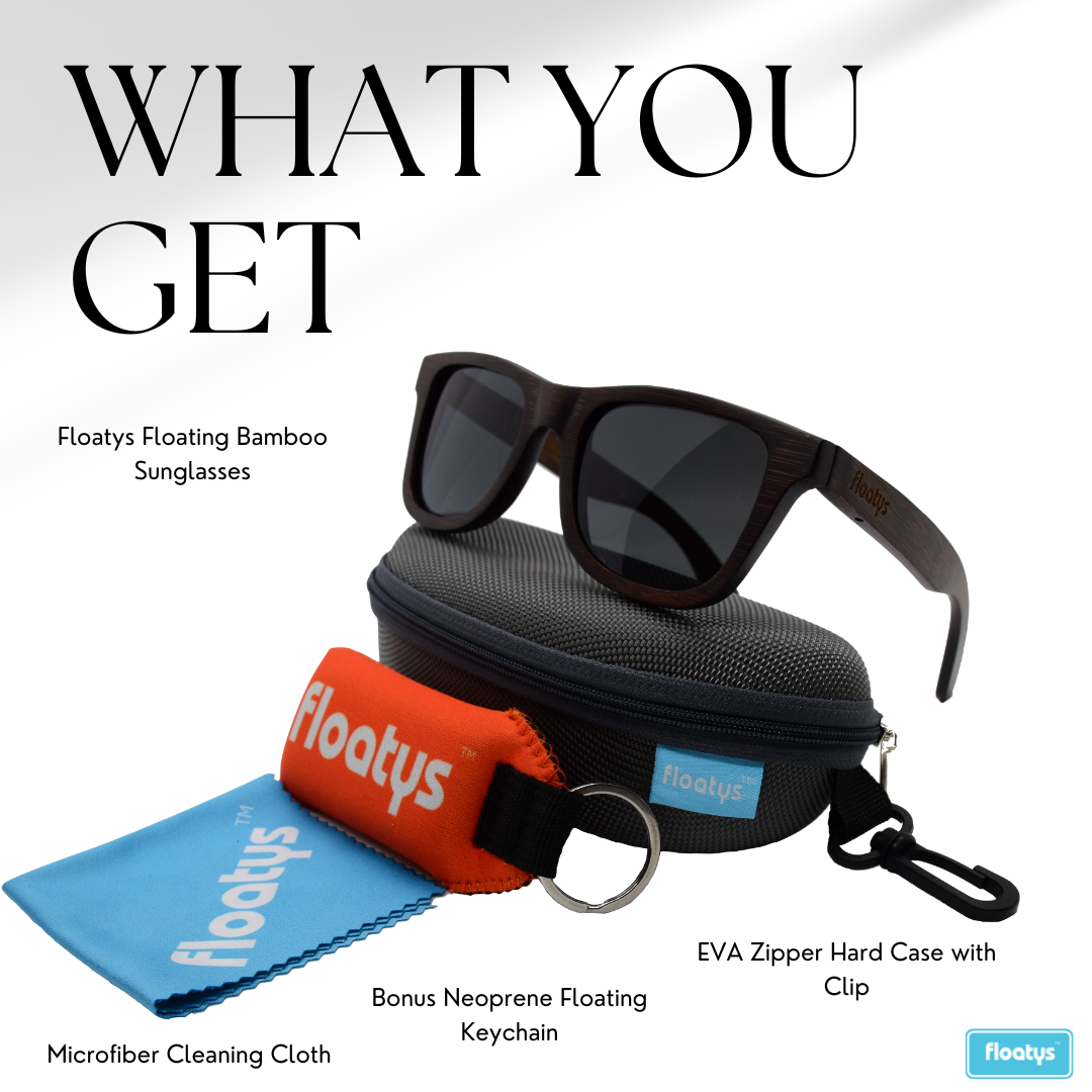 Driftwoods Floating Bamboo Sunglasses (Small and Large sizes)
