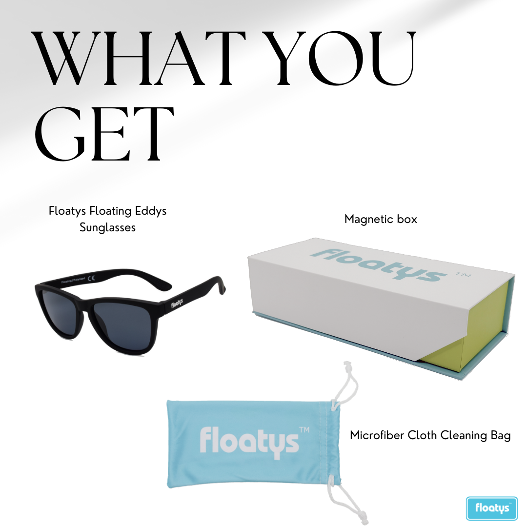 Eddys Floating Rubberized Sunglasses