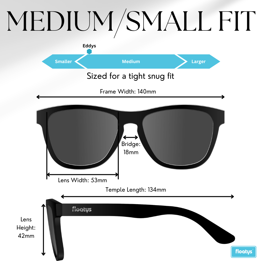 Eddys Floating Rubberized Sunglasses