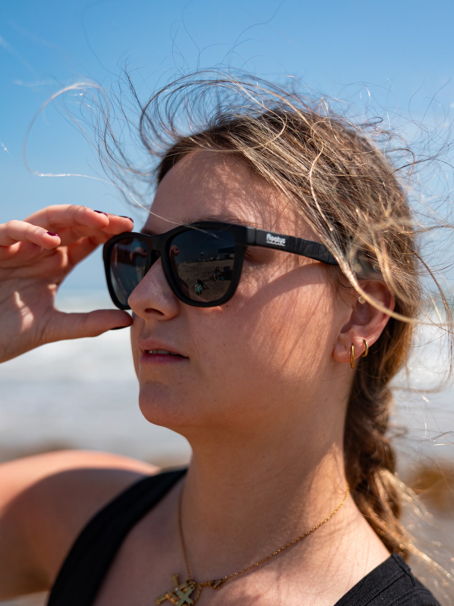 Eddys Floating Rubberized Sunglasses
