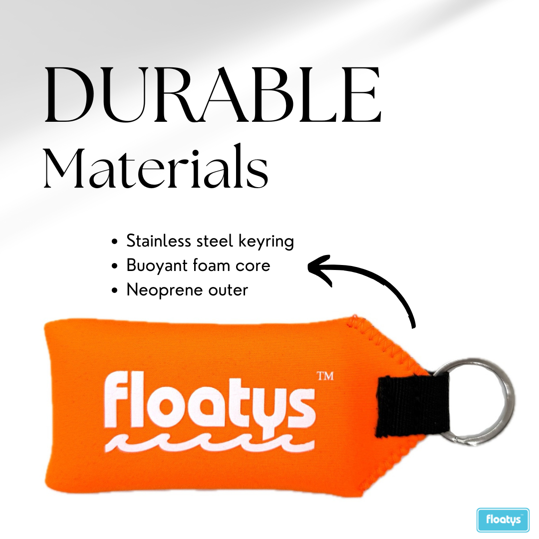 Extra Large Floating Neoprene Keychain - 2 Pack