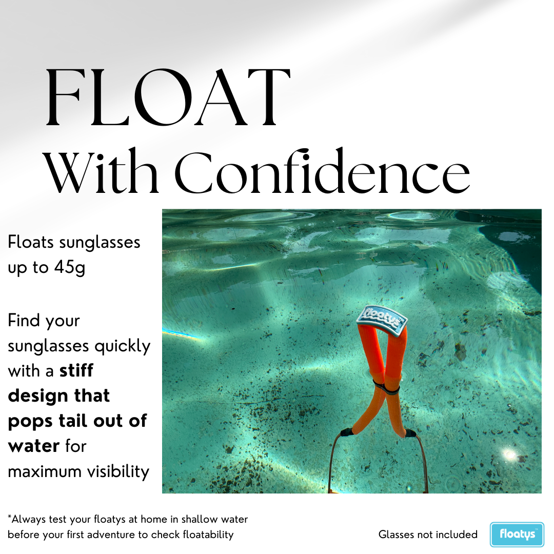 Floating Sunglasses Strap with Silicone Connectors - 3 Pack
