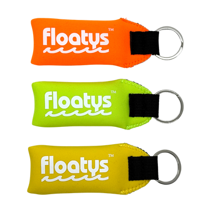High Visibility Floating Neoprene Keychains - 3 Pack