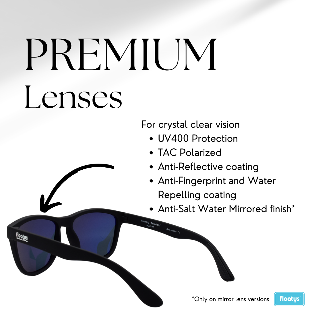Eddys Floating Rubberized Sunglasses