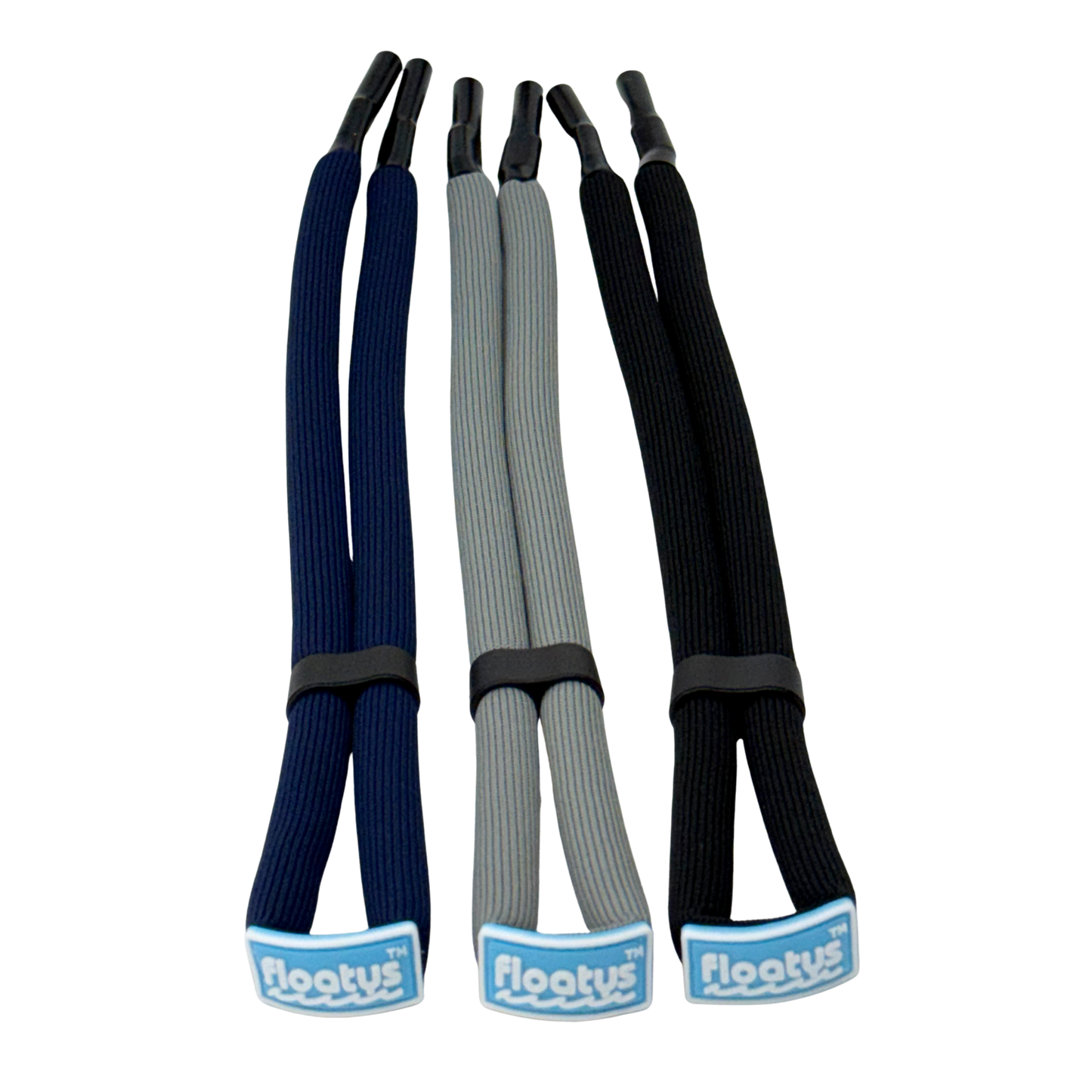 Floating Sunglasses Strap with Silicone Connectors - 3 Pack