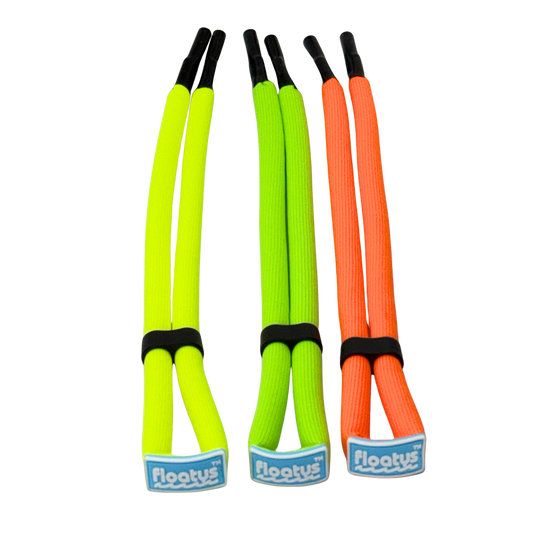 Floating Sunglasses Strap with Silicone Connectors - 3 Pack