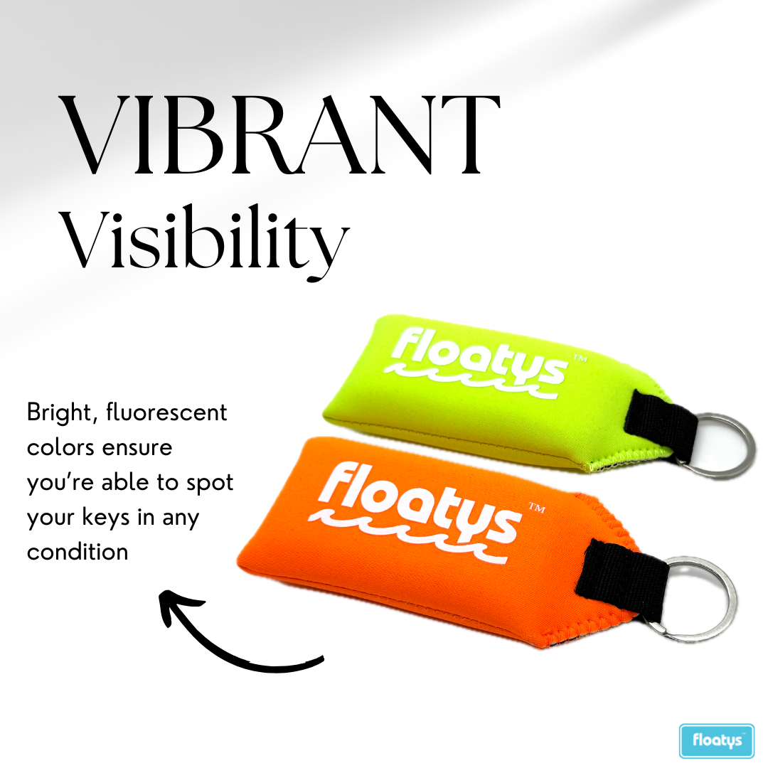 Extra Large Floating Neoprene Keychain - 2 Pack