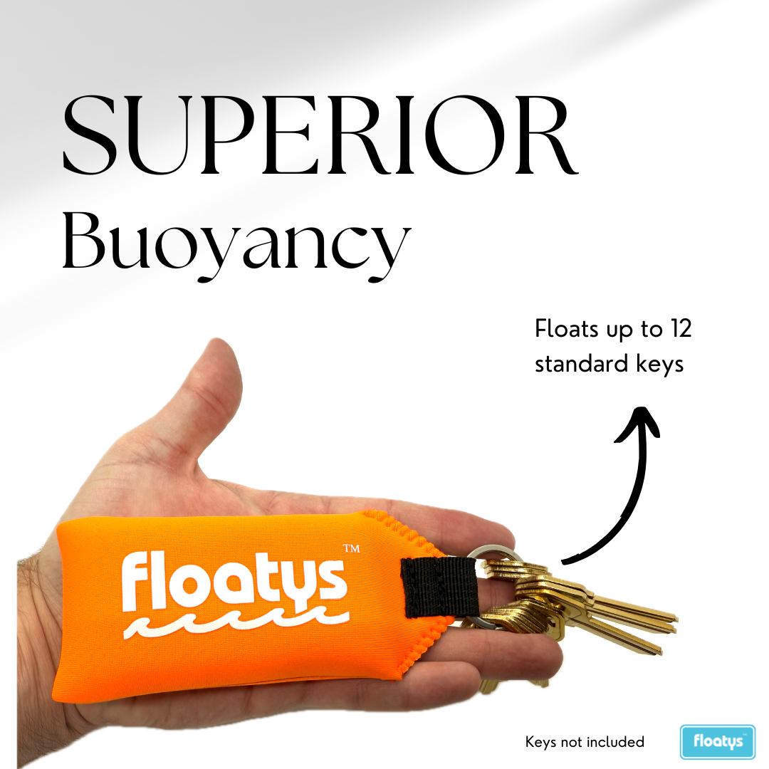 Extra Large Floating Neoprene Keychain - 2 Pack