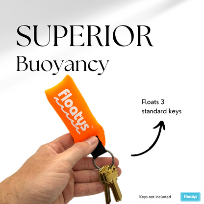 High Visibility Floating Neoprene Keychains - 3 Pack