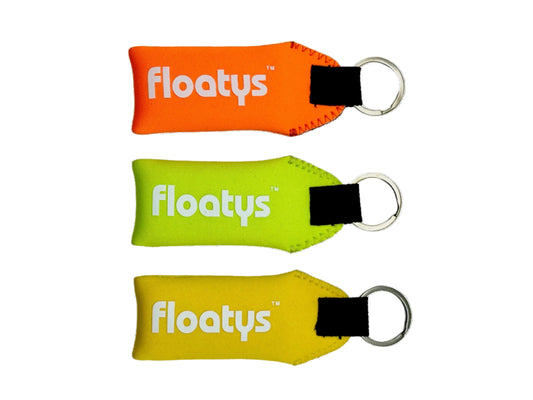 High Visibility Floating Neoprene Keychains - 3 Pack