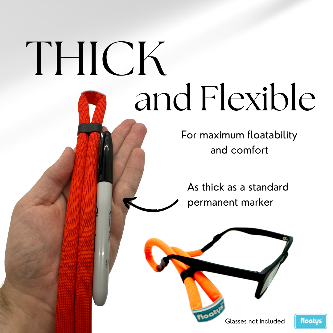 Floating Sunglasses Strap with Silicone Connectors - 3 Pack